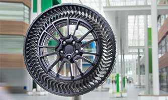 Michelin -DHL Express test Michelin UPTIS puncture-proof tyres 