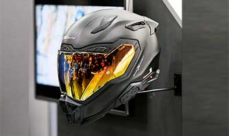 TVS Motor Company, Aegis Rider showcase HUD helmet at Eicma 2025