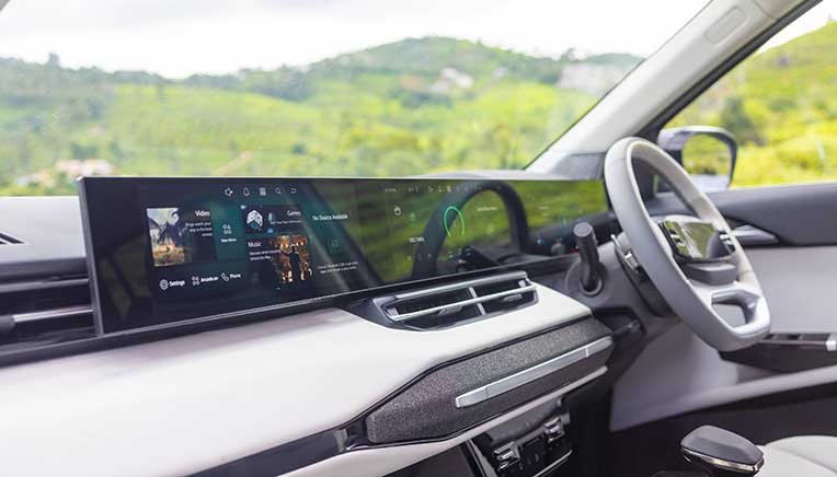 Tata Sierra electric interior