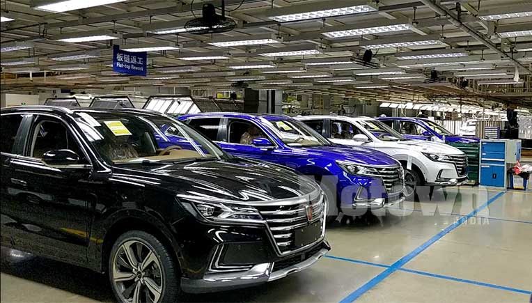 SAIC plant in Shanghai, pic by P Tharyan, Motown India