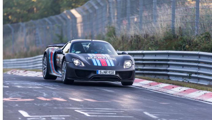 Nordschleife track in Germany