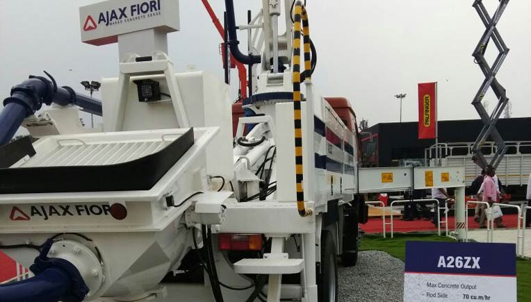 Ajax Fiori product on display at the Excon 2017