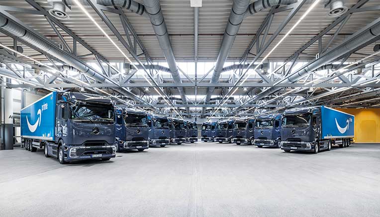 Amazon to receive 50+ Mercedes-Benz eActros 600 e-trucks in Germany