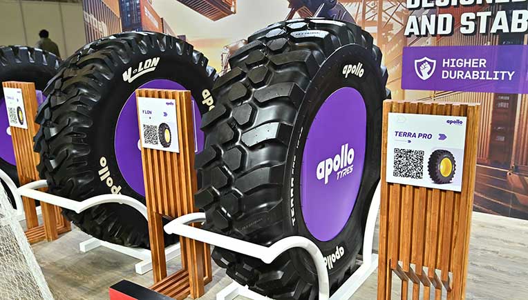 Apollo Tyres introduces radials for backhoe loaders, defence applications 