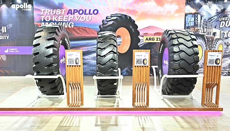 Apollo Tyres introduces radials for backhoe loaders, defence applications 