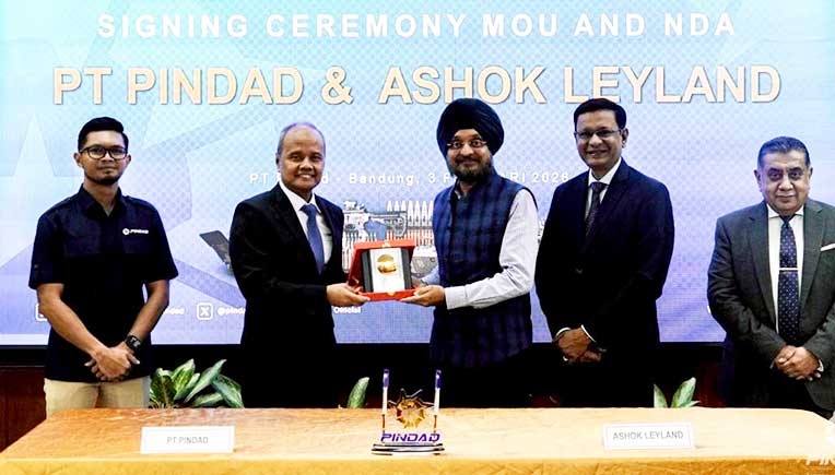 Ashok Leyland, PT Pindad sign MoU for e-buses, defence vehicles 