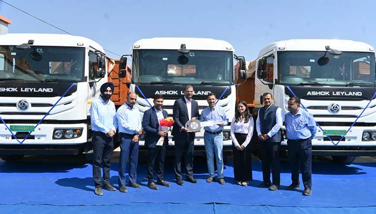 Ashok Leyland commences delivery of AVTR 55T electric trucks to ASAT Logistics