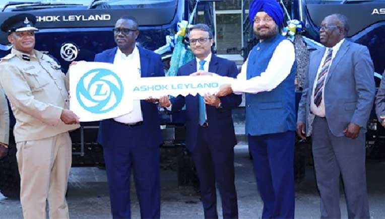 Ashok Leyland delivers 150 vehicles to Tanzanian Police Force