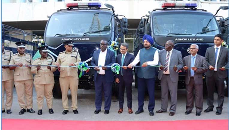 Ashok Leyland delivers 150 vehicles to Tanzanian Police Force