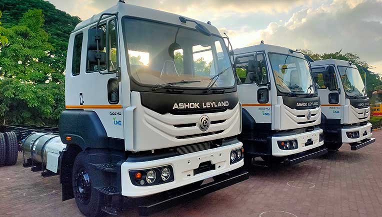 Ashok Leyland delivers India’s first LNG-powered haulage truck – AVTR 1922