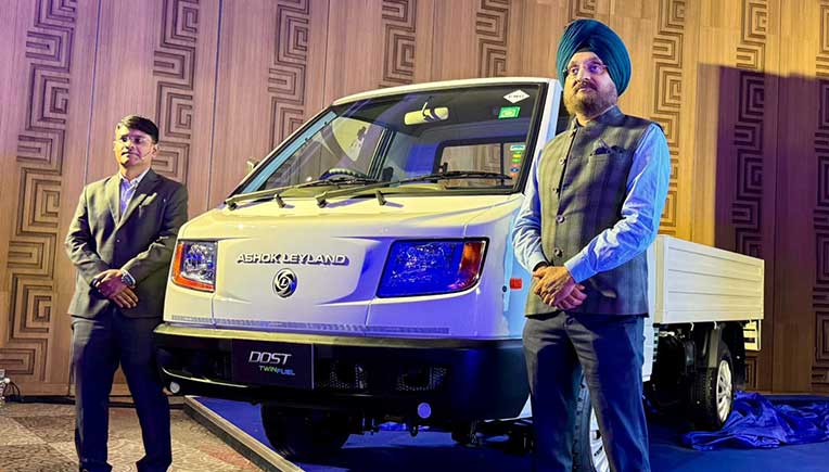 Ashok Leyland launches Twin Fuel variants of Dost, Dost+ XL