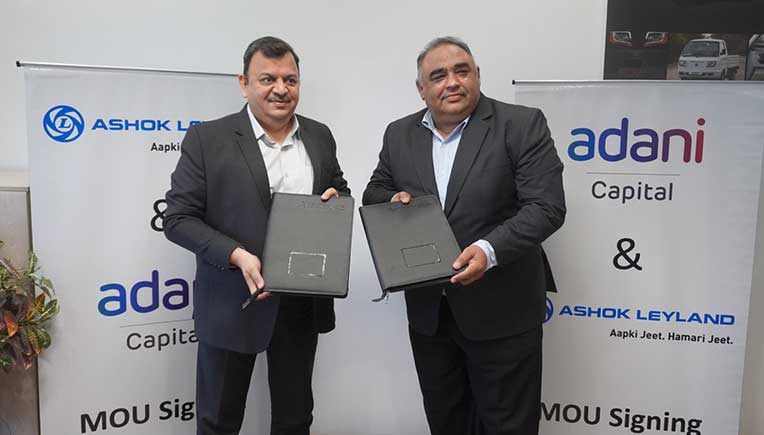 Ashok Leyland partners with Adani  for LCV financing