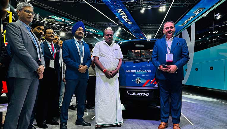 Ashok Leyland unveils Saathi at Bharat Mobility Global Expo