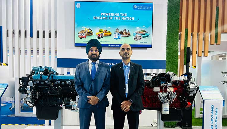 Ashok Leyland unveils cutting-edge ‘AL H6 Engine - CEV Stage V’ at EXCON 2023