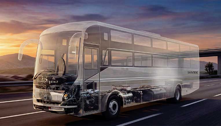 BharatBenz Torqshift 1926 AMT heavy duty bus chassis 