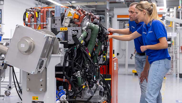 Bosch starts volume production of its fuel-cell power module