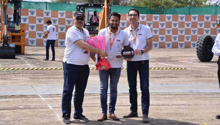 Handing over the key