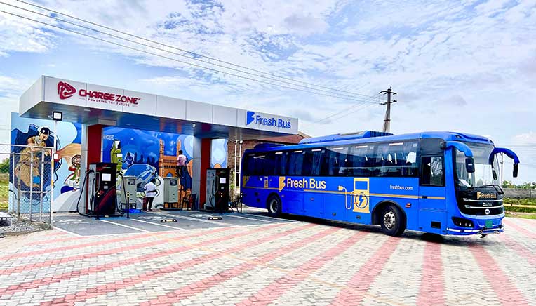  ChargeZone, Fresh Bus expand partnership, adding 400 electric buses 