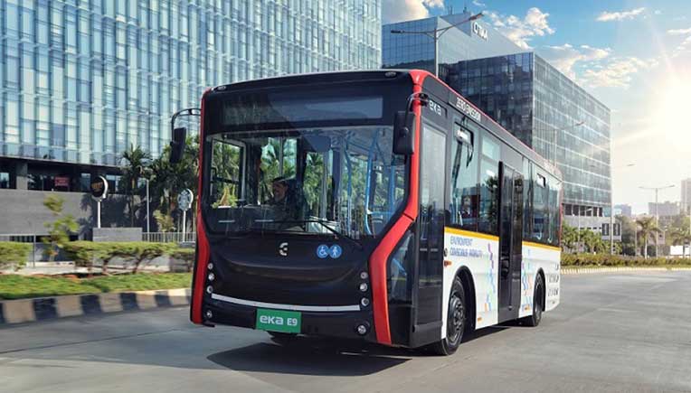 Commercial EV company EKA unveils its first electric bus- EKA E9