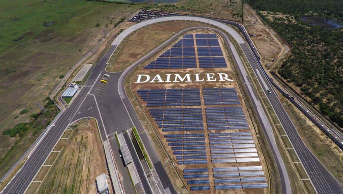 Solar usage at the DICV plant