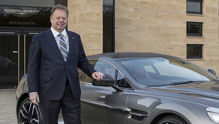 Andy Palmer, pic courtesy Aston Martin