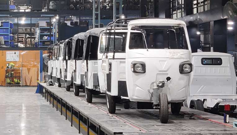 Omega Seiki electric vehicle plant; pic for representation purpose only