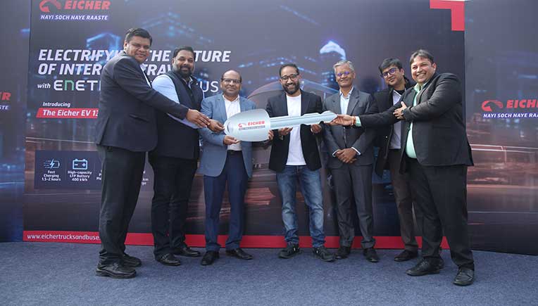 Eicher Trucks and Buses delivers 13.5m electric intercity sleeper bus