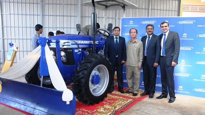 Farmtrac showroom in Cambodia