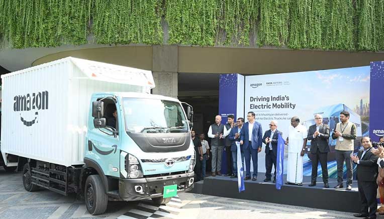 Amazon collaborates with Tata Motors to deploy 3,000 e trucks