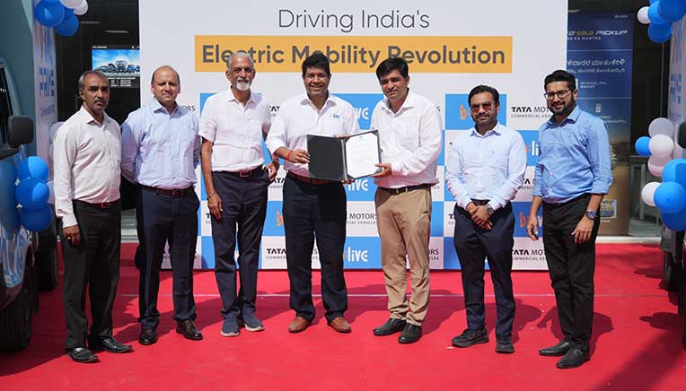 BLive signs MoU with Tata Motors for 1,000 electric mini trucks 