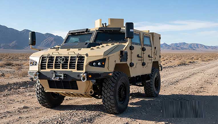 Kalyani Strategic Systems, Paramount unveil Simha 4x4