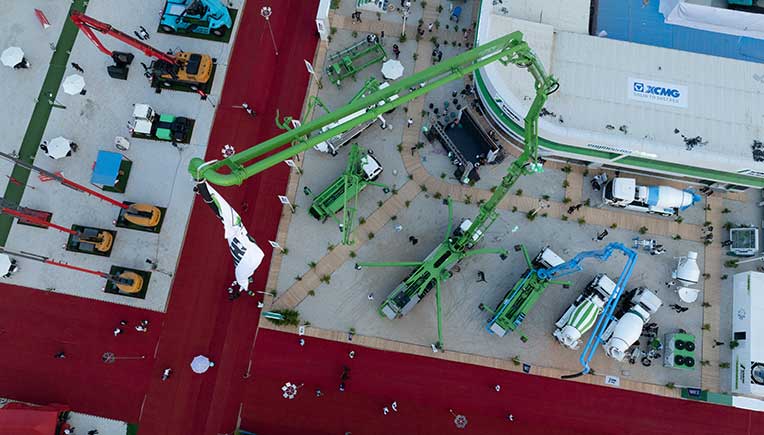 Schwing Stetter India unveils India's first 56-meter boom pump