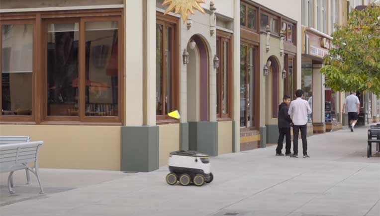 Goodyear airless tyre technology for autonomous Starship robots 