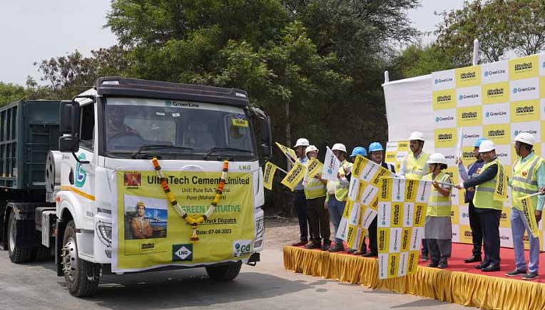 GreenLine deploys LNG-powered trucks at UltraTech Cement Pune Bulk Terminal