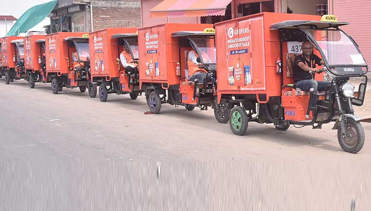 Grofers introduces 50 electric vans in Jaipur