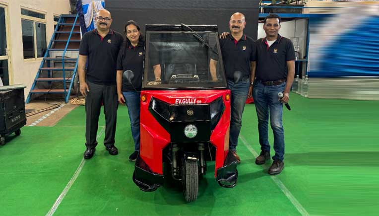 Gully100 electric 3 wheeler launched for delivery business