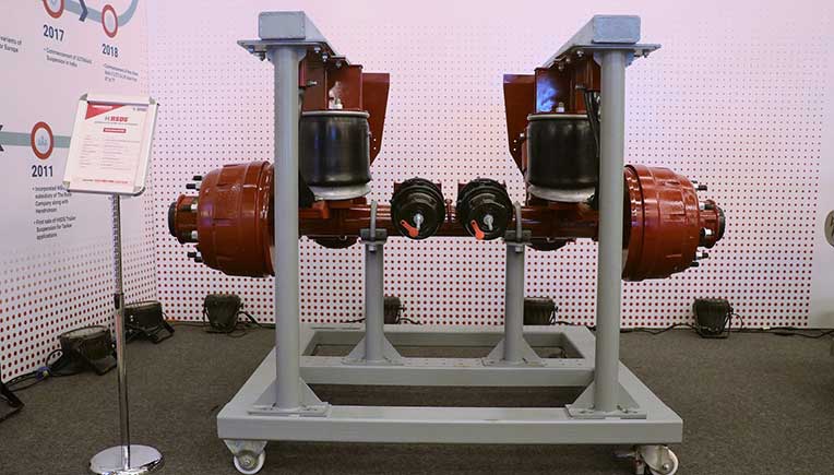 Hendrickson launches air, mechanical suspensions, axles for India market