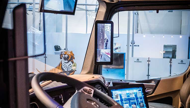 Mekra revolutionises trucks ergonomics