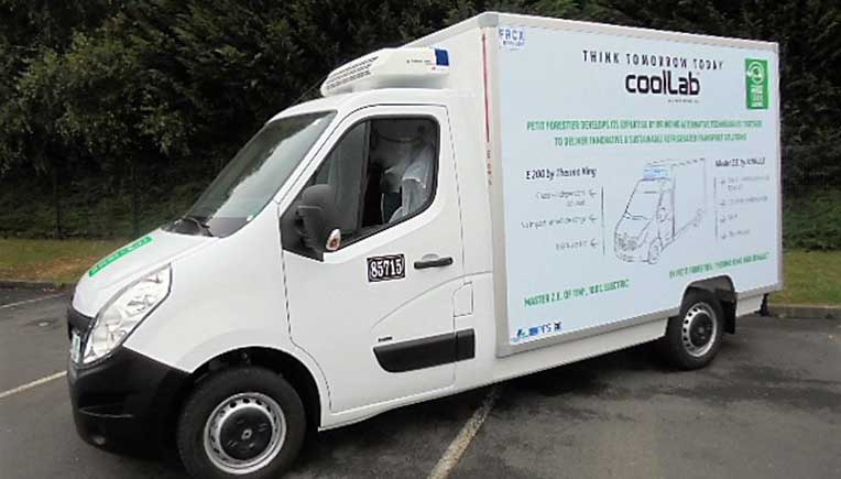 Thermo King, Petit Forestier electric refrigerated van 