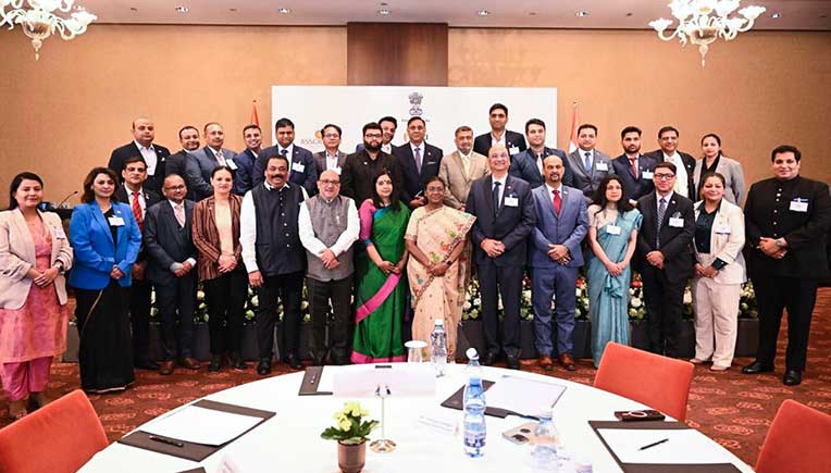 Official-state-visit-of-the-President-of-India,-Smt-Droupadi-Murmu,-to-Slovakia,-accompanied-by-a-high-level-business-delegation