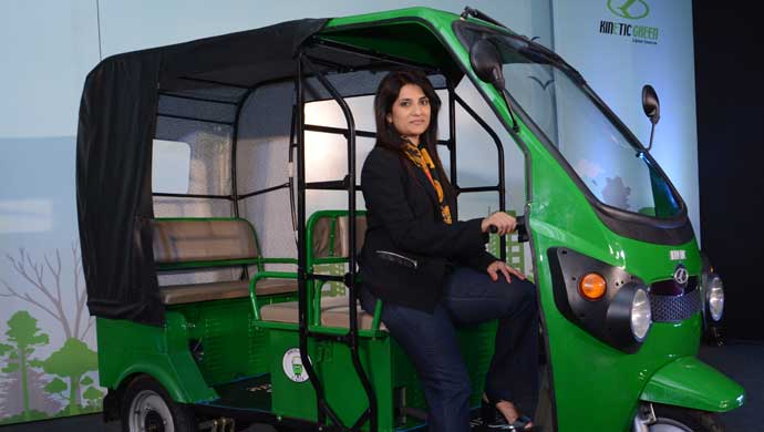 Sulajja Firodia Motwani at the launch of Kinetic Safar