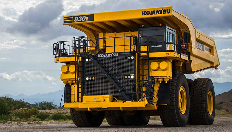Komatsu new technologically advanced 230 tonne 830E-5 dump truck