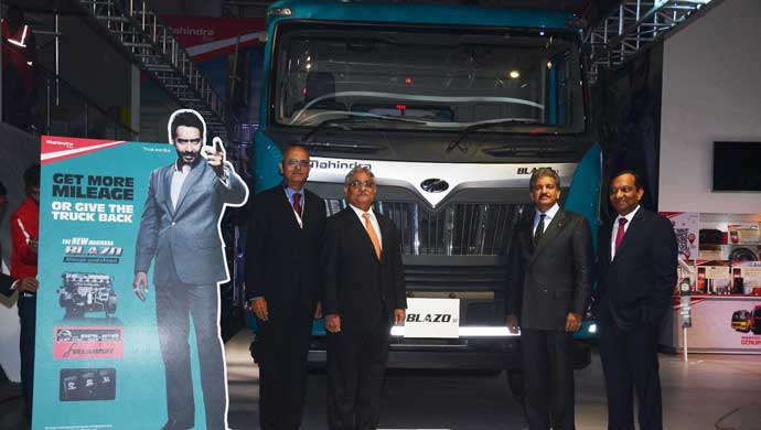 Mahindra Blazo being launched