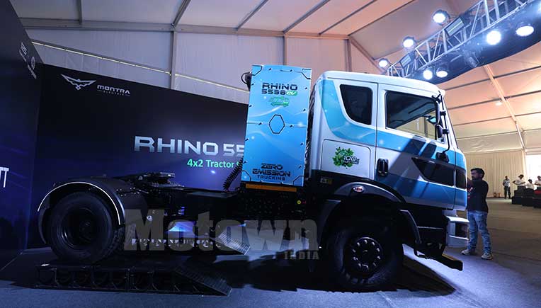Montra Electric launches all new Rhino 5538 EV 4x2 TT at Rs 1.15 crore