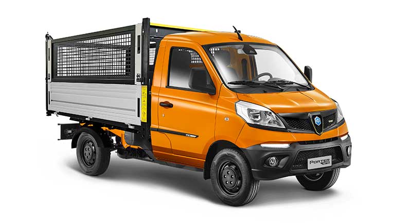 New Piaggio Porter NPE, city truck in fully electric version