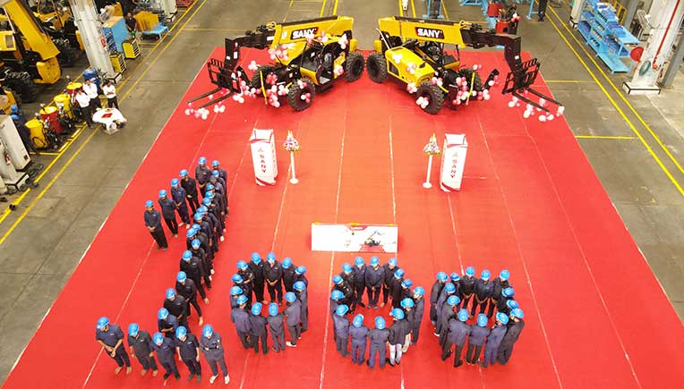 Sany India achieves milestone with export of 1,000 telehandlers to US