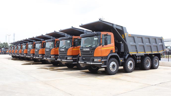 Mega order for Scania tipppers
