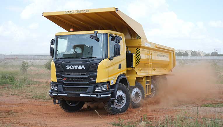 Scania unveils new G 560 Super 10x4 Mining Tipper