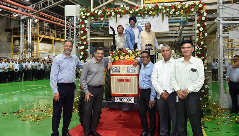 Swaraj Tractors achieves 25 lakh production milestone