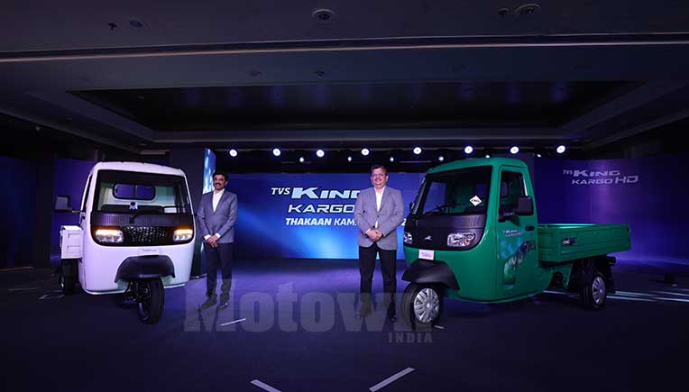 TVS King Kargo HD EV launched at Rs 3.85 lakh: Pic by Mohd Nasir
